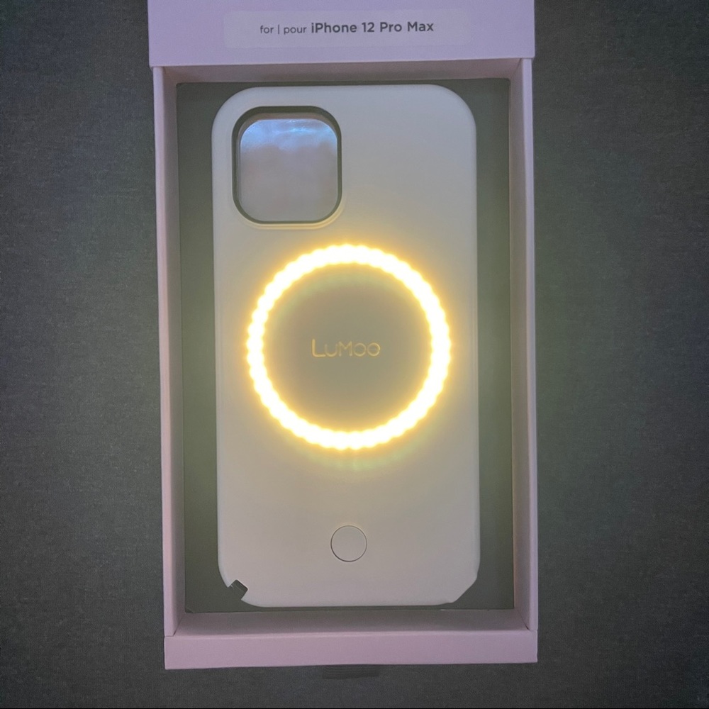 LuMee Halo Millennial Pink iPhone 12 Pro Max - Picture 7 of 9